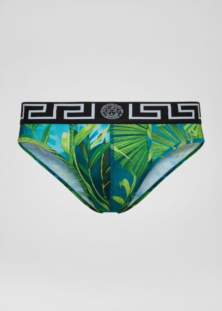 Chiloti Versace Jungle Print Barbati | PBENGWD-61